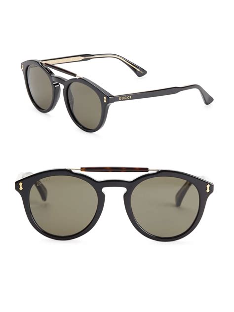 gucci round sunglasses mens